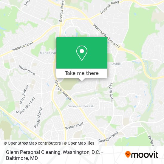 Glenn Personal Cleaning map