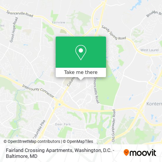 Mapa de Fairland Crossing Apartments