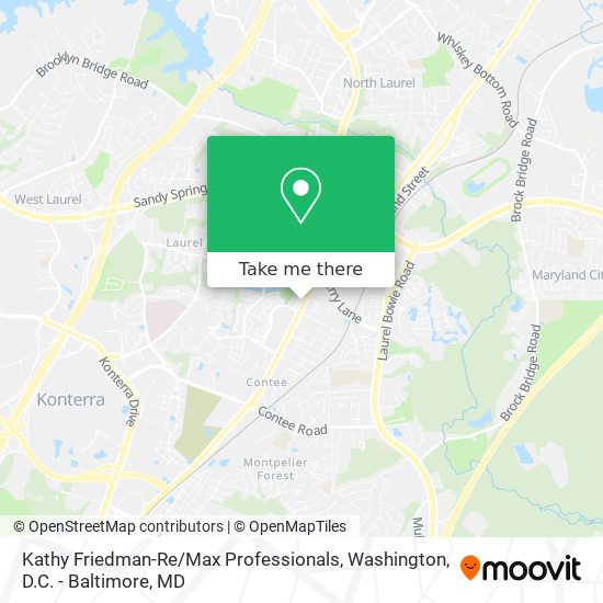 Kathy Friedman-Re / Max Professionals map