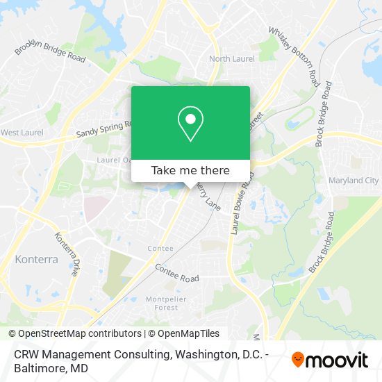 CRW Management Consulting map