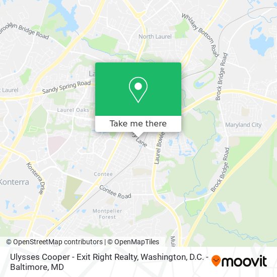 Ulysses Cooper - Exit Right Realty map