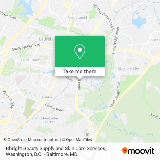 Mapa de Bbright Beauty Supply and Skin Care Services