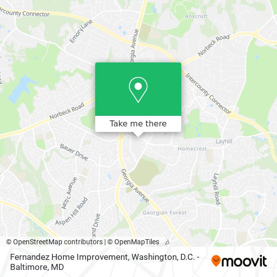 Fernandez Home Improvement map