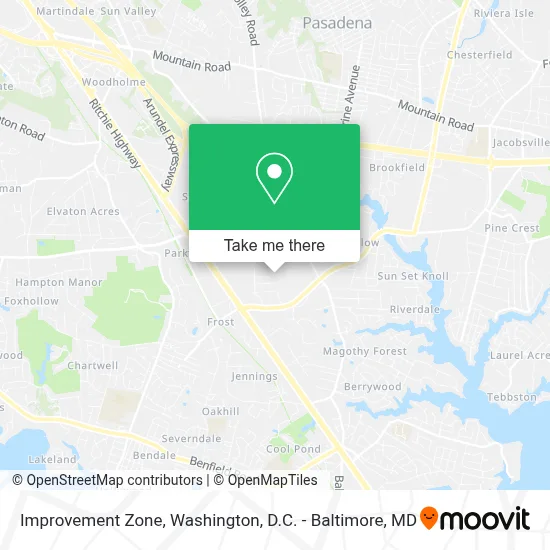 Improvement Zone map