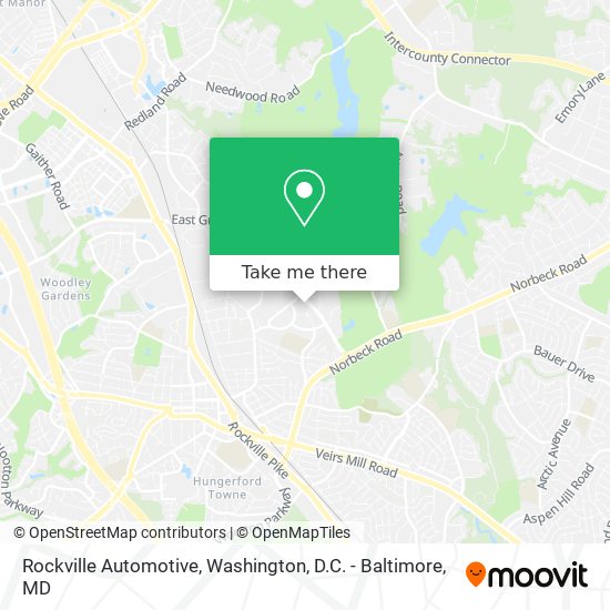 Mapa de Rockville Automotive