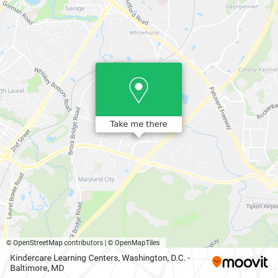 Kindercare Learning Centers map
