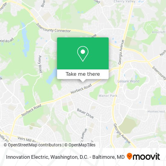 Innovation Electric map