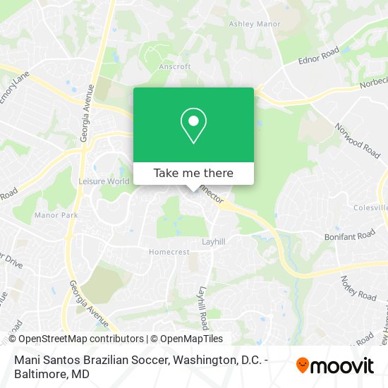 Mani Santos Brazilian Soccer map