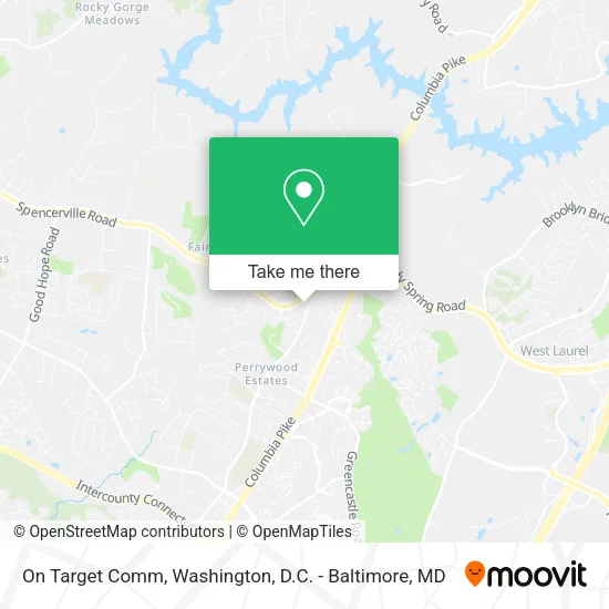 On Target Comm map