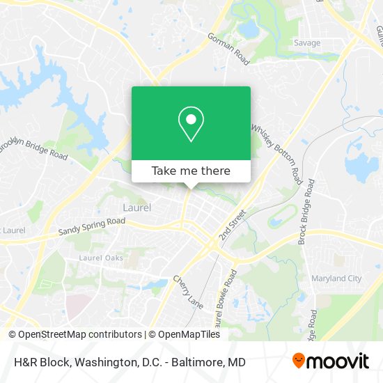 H&R Block map