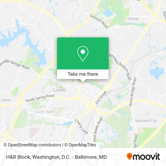 H&R Block map