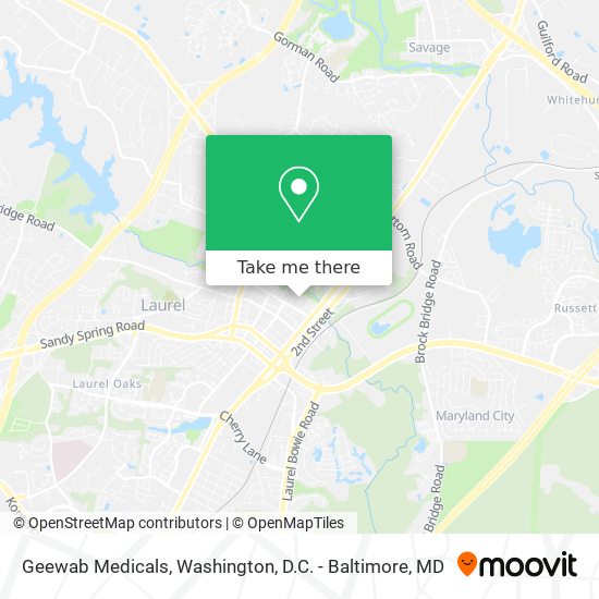 Geewab Medicals map