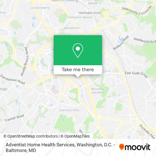 Mapa de Adventist Home Health Services