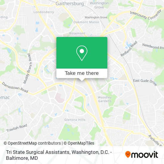 Tri State Surgical Assistants map