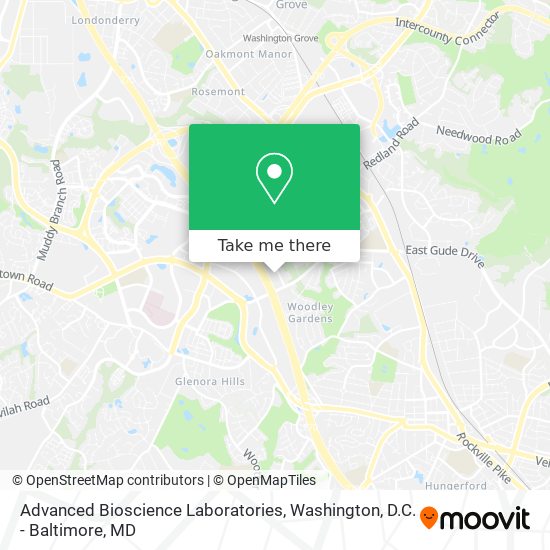 Mapa de Advanced Bioscience Laboratories