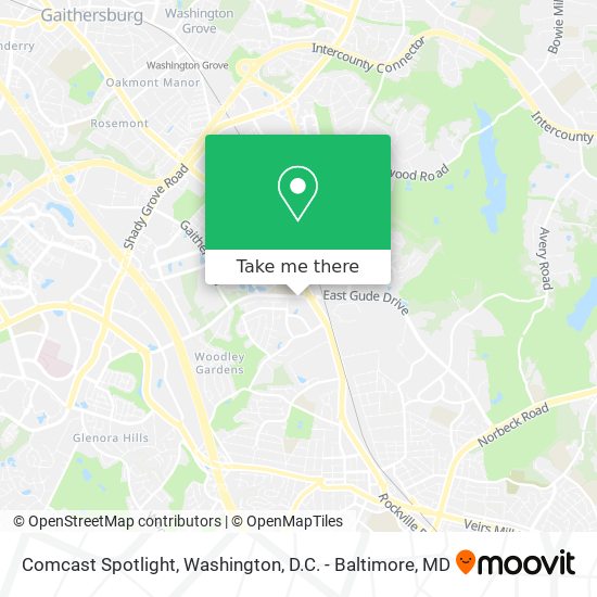 Comcast Spotlight map