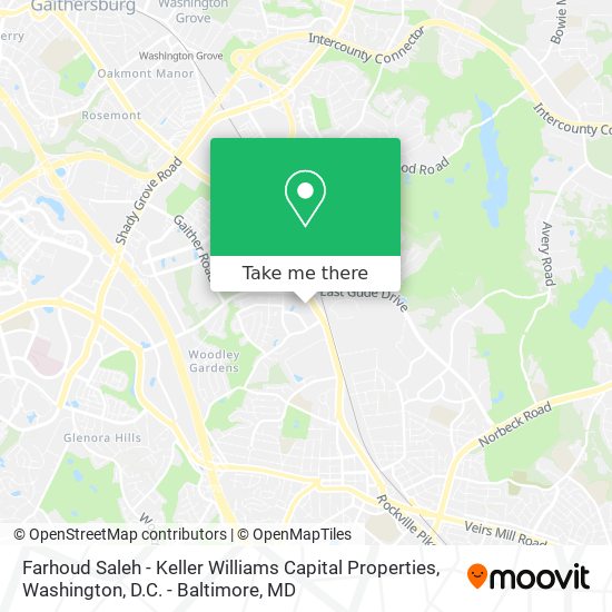 Farhoud Saleh - Keller Williams Capital Properties map