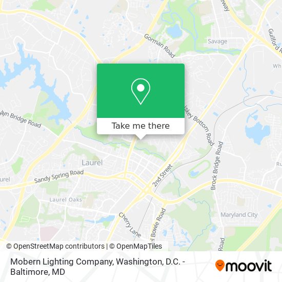 Mobern Lighting Company map