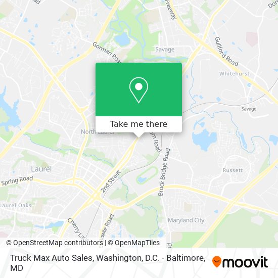 Mapa de Truck Max Auto Sales