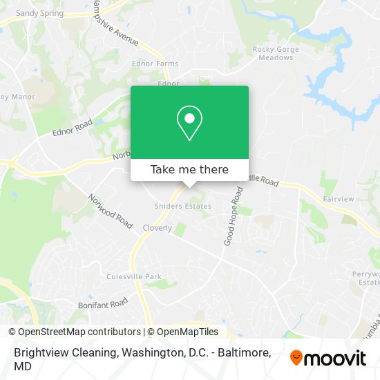 Brightview Cleaning map