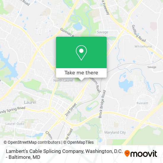 Mapa de Lambert's Cable Splicing Company