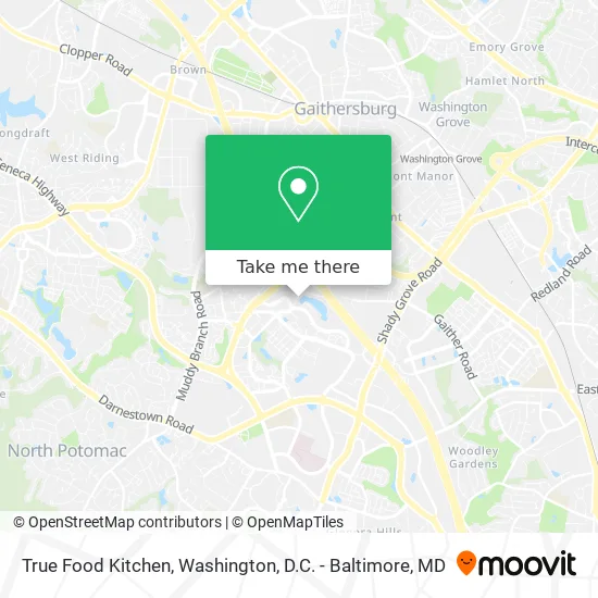 True Food Kitchen map