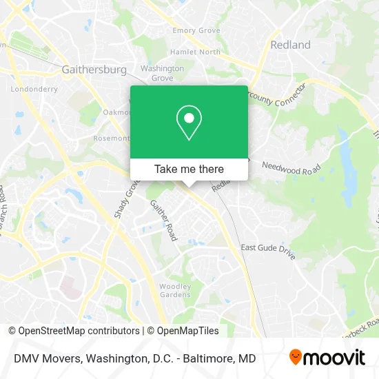 DMV Movers map