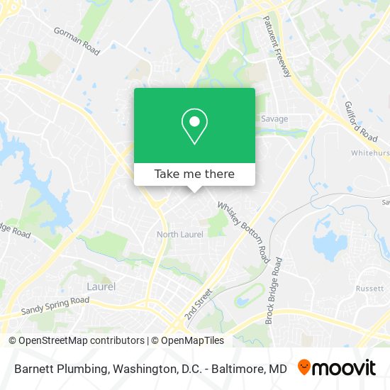 Mapa de Barnett Plumbing