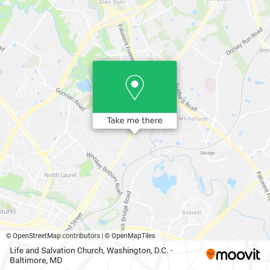 Mapa de Life and Salvation Church