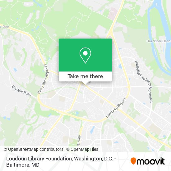 Loudoun Library Foundation map