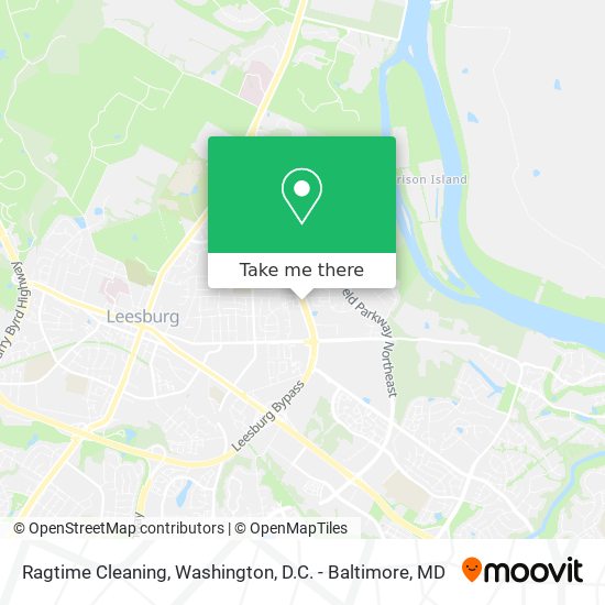 Ragtime Cleaning map