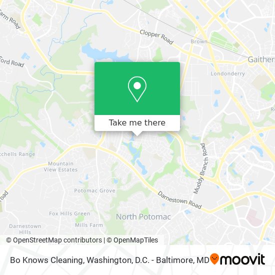 Bo Knows Cleaning map