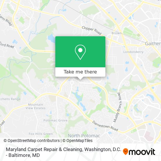 Maryland Carpet Repair & Cleaning map