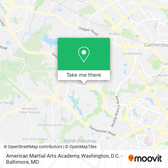 American Martial Arts Academy map