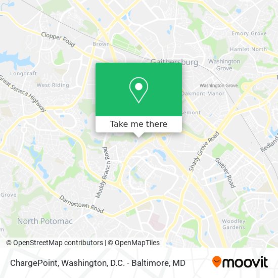 ChargePoint map