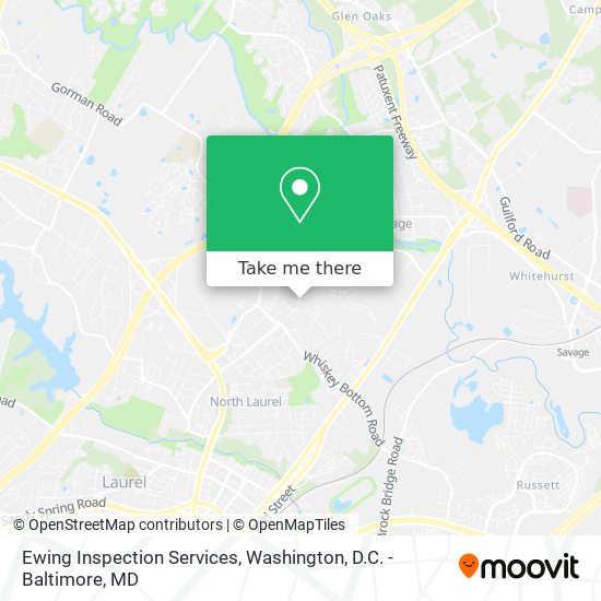 Mapa de Ewing Inspection Services