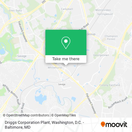 Driggs Corporation Plant map