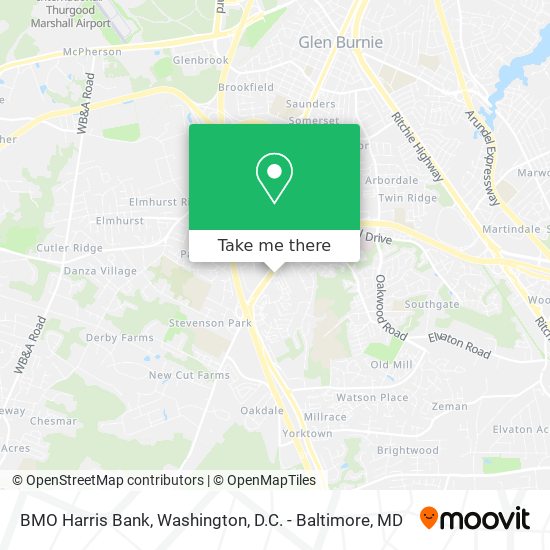 BMO Harris Bank map