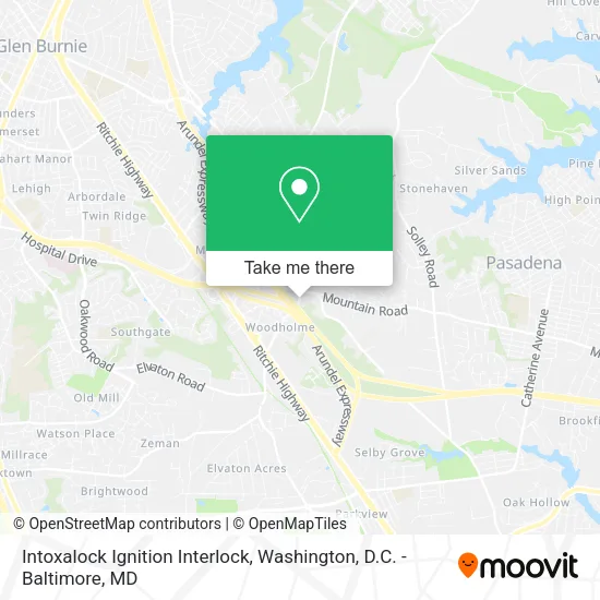 Intoxalock Ignition Interlock map