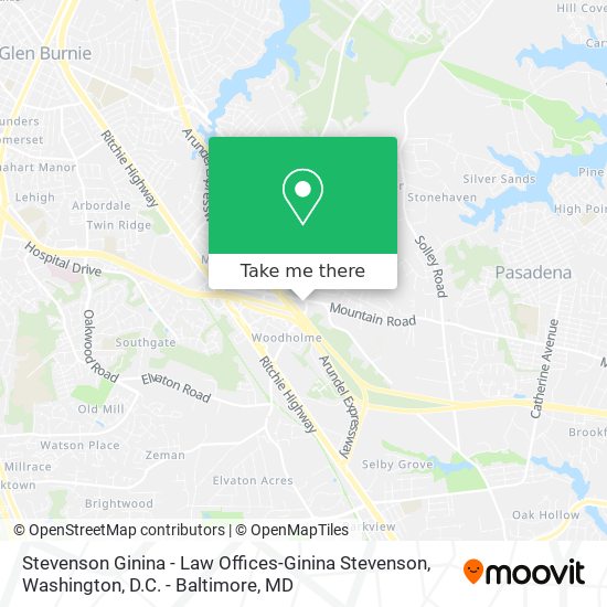 Mapa de Stevenson Ginina - Law Offices-Ginina Stevenson