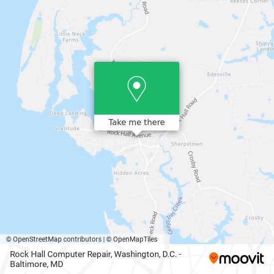 Rock Hall Computer Repair map