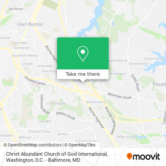 Mapa de Christ Abundant Church of God International