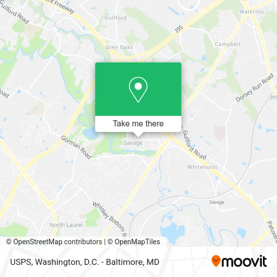 Mapa de USPS