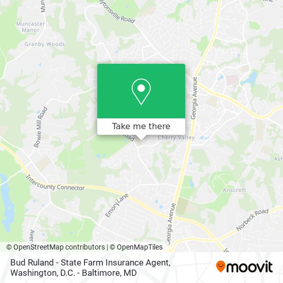 Mapa de Bud Ruland - State Farm Insurance Agent
