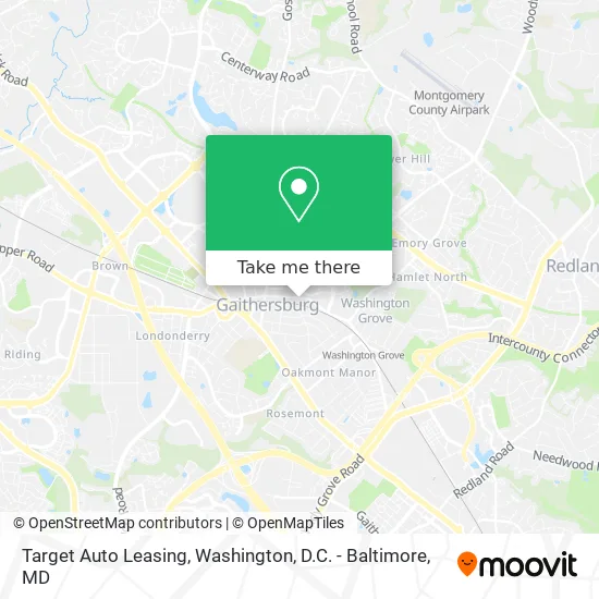 Target Auto Leasing map