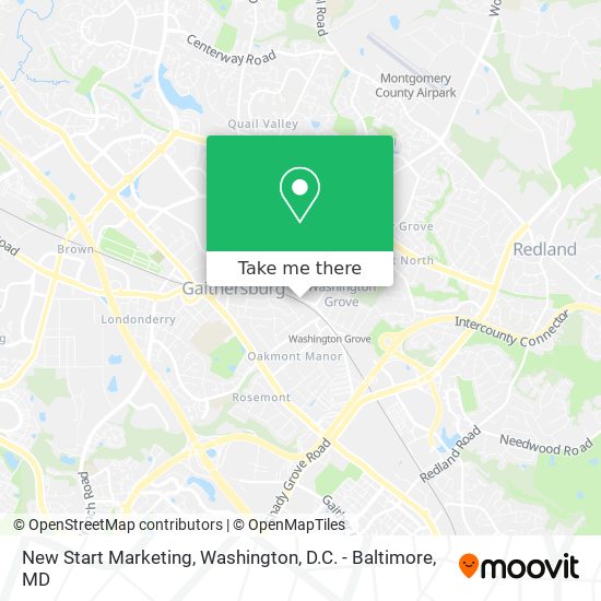 New Start Marketing map