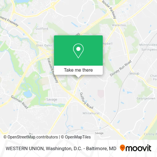 Mapa de WESTERN UNION