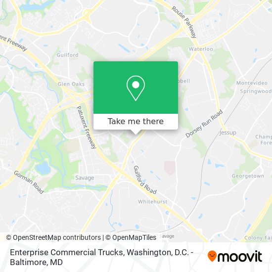 Enterprise Commercial Trucks map