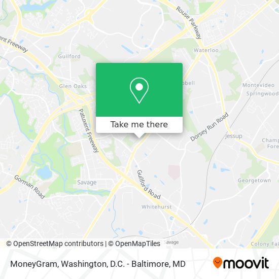 MoneyGram map