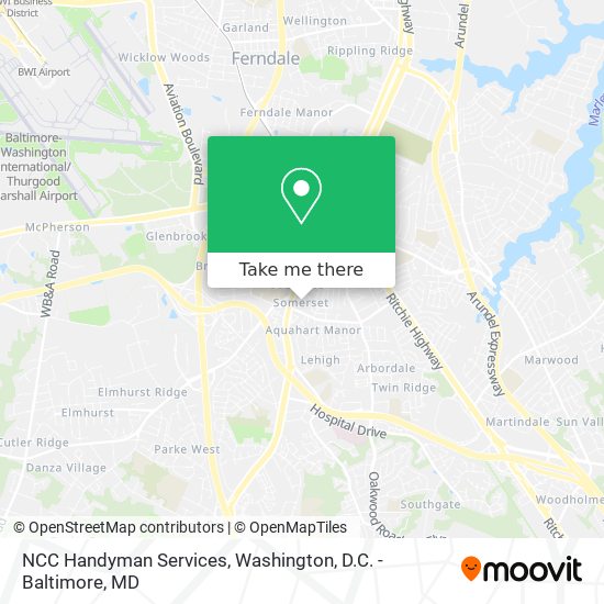 NCC Handyman Services map